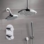 Remer DCS05 Chrome Dual Shower Head System With Hand Shower